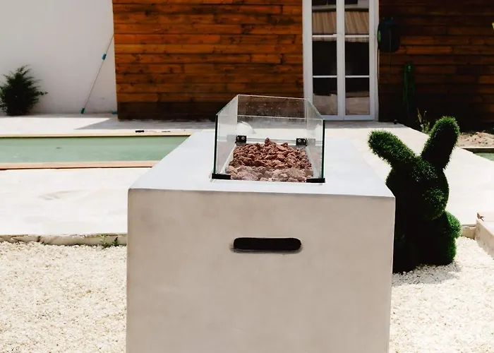 빌라 Maison Castor, Balneo Et Billard Chez Ivona 미미장플라즈